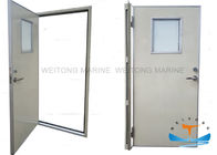 Szybko otwarte aluminiowe drzwi morskie Anodowana powierzchnia do pieczenia z wyrzutowym panelem