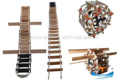 Chiny Drewniany materiał Solas Embarkation Drabina Antypoślizgowa powierzchnia do wspinania fabryka
